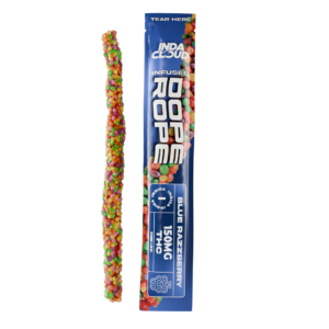 dope rope edibles blue razz thc dope ropevegan 150mg