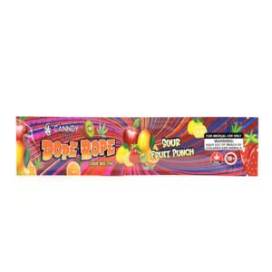 Dope Rope Edibles - 1000mg THC Sour Fruit Punch